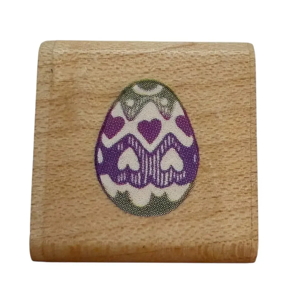 Stampendous! Mini Easter Egg A069 Rubber Stamp